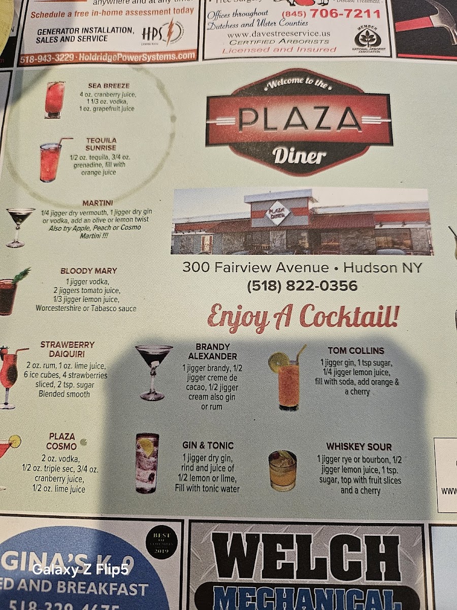 Plaza Diner Menu - Image 5