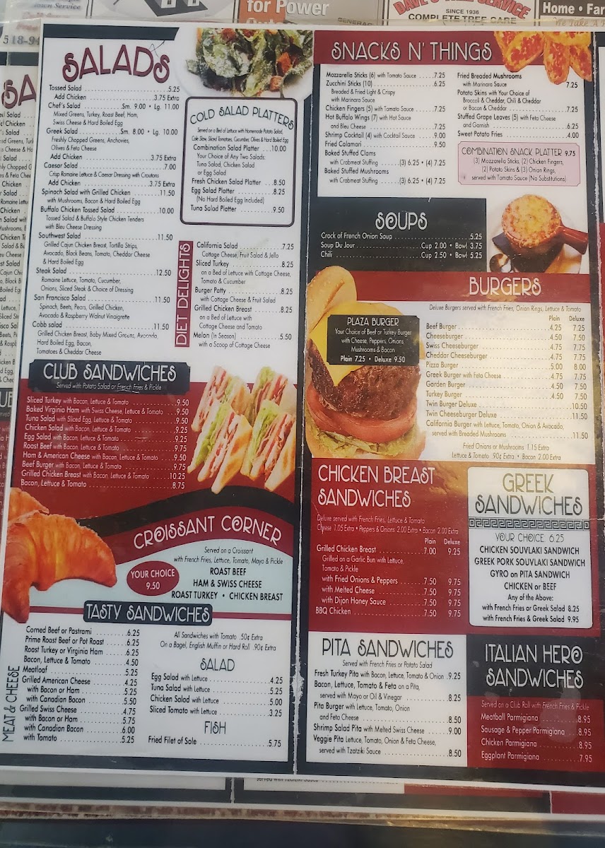 Plaza Diner Menu - Image 6